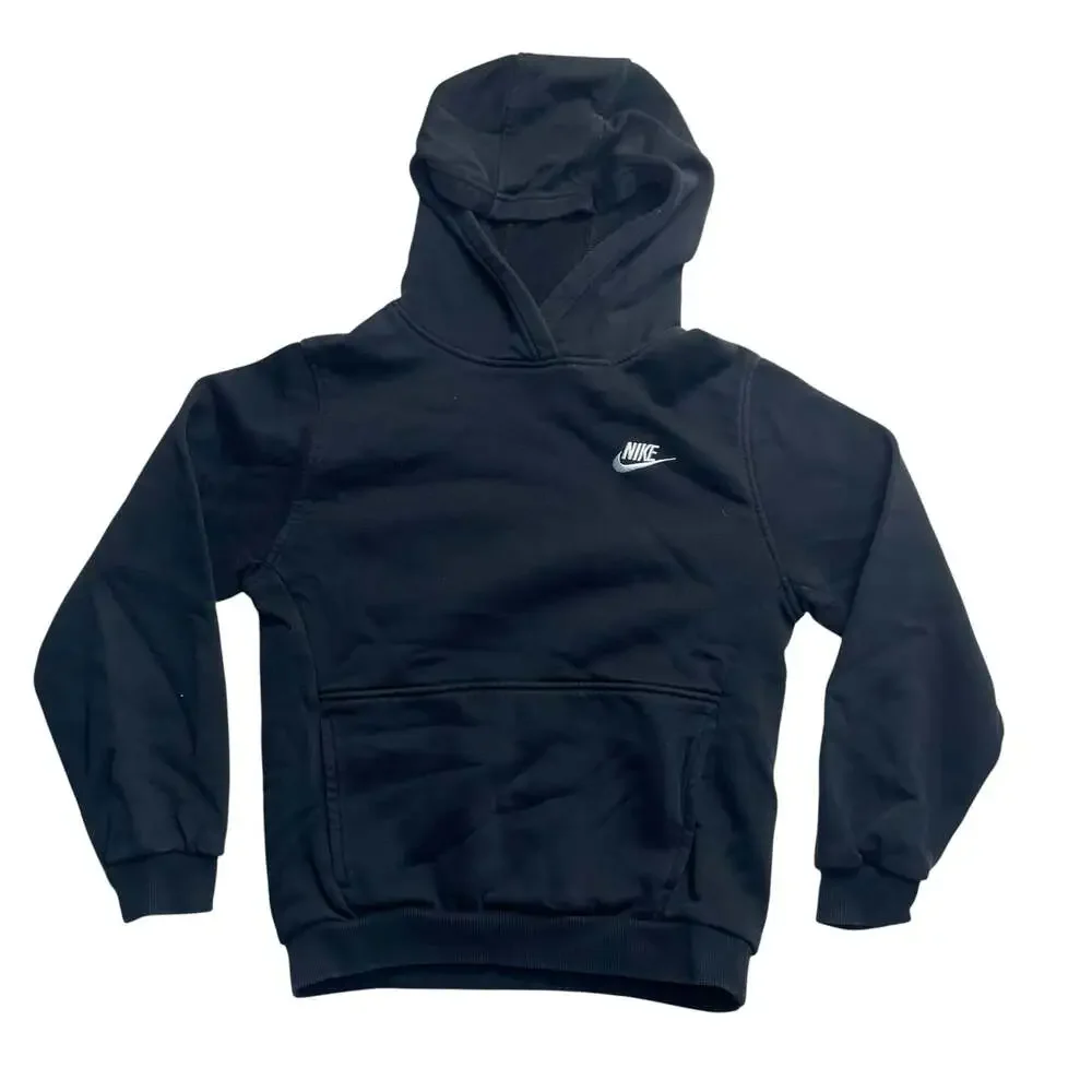 Nike Sportswear Club Fleece Pullover Hoodie Black youth L
